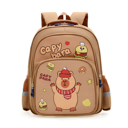 New Children's School Bag Cartoon Capabala School Bag