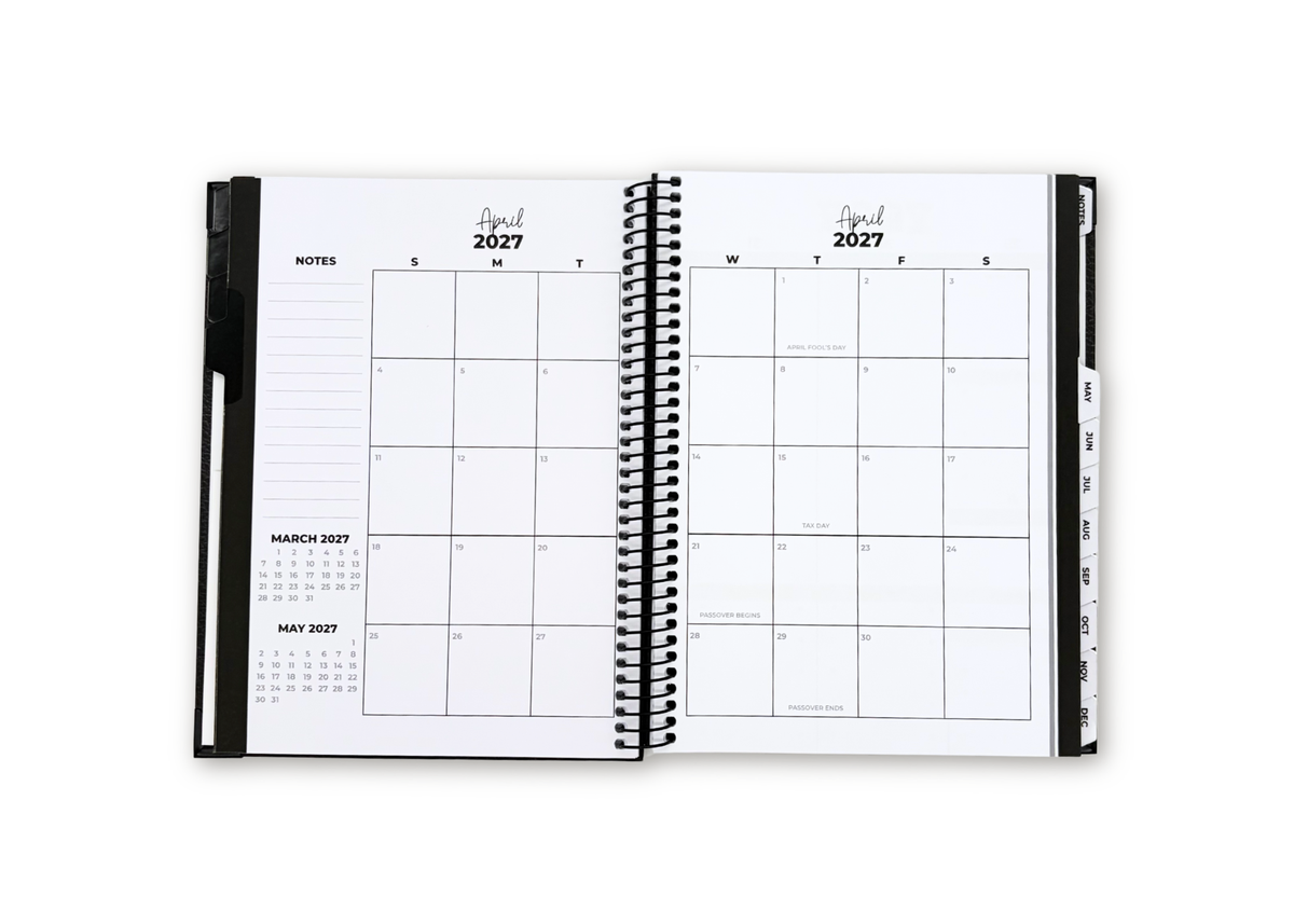 2027 Velvet Floral Weekly Planner
