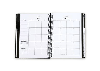 2027 Velvet Floral Weekly Planner Basic Bundle