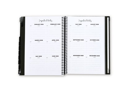 2027 Velvet Floral Weekly Planner