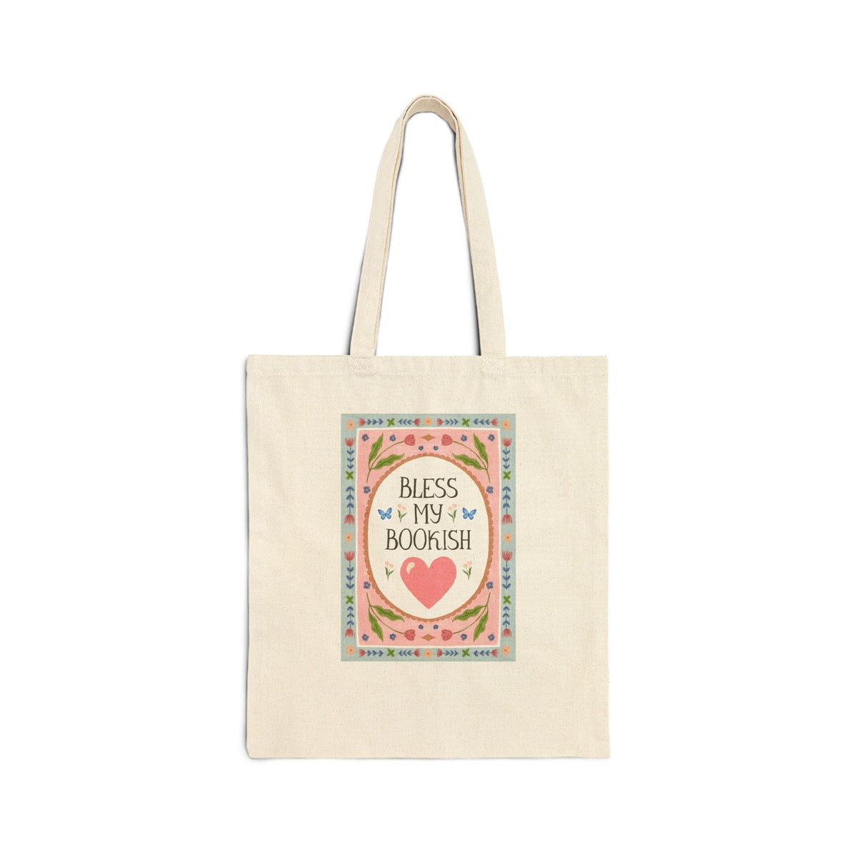 Bless My Bookish Heart Book Lover Tote Bag