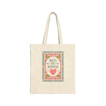 Bless My Bookish Heart Book Lover Tote Bag