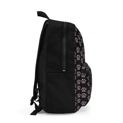 Crayon Paw Print Backpack