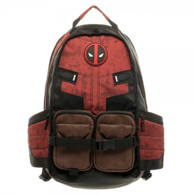 Deadpool Marvel Comics Super Hero Movie Civil War School Bags Men Rucksack Mochila Bag Backpacks shoulder crossbody