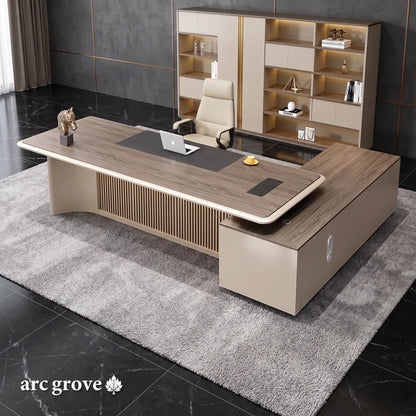 Essex · Modern L-Shaped Executive Desk