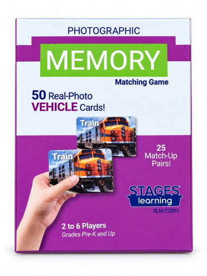 Vehicles Memory Game