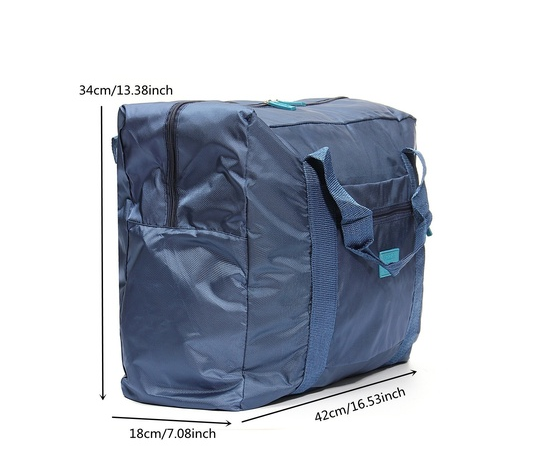 Large Capacity Printed Travel Tote Bag (Foldable)