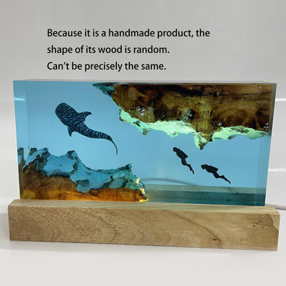 Whale Resin Bedside Lamp