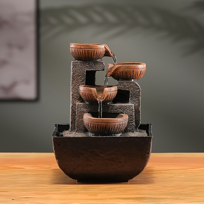 USB Desktop Fountain Indoor Waterfall Decoration