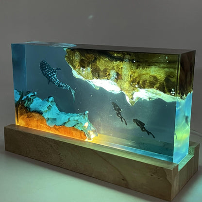 Whale Resin Bedside Lamp
