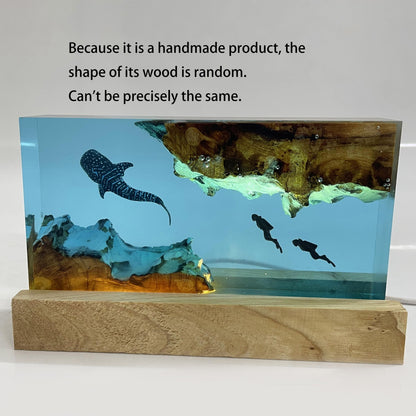 Whale Resin Bedside Lamp