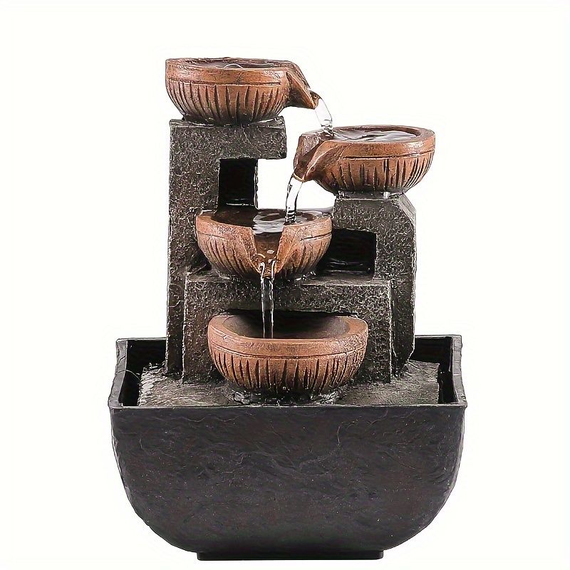 USB Desktop Fountain Indoor Waterfall Decoration