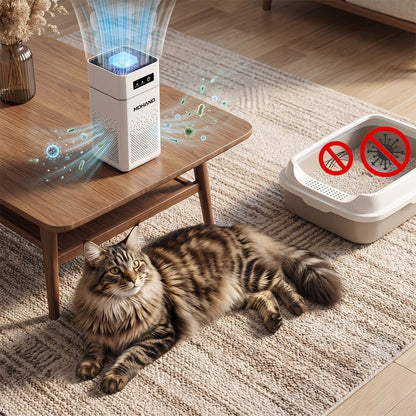 2 Pack Portable Air Purifier with Filters USB Powered Quiet 34dB
