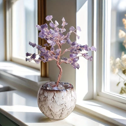 Crystal Tree Ceramic Ornament