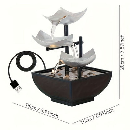 LED Tabletop Water Fountain