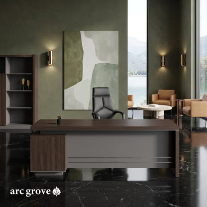 Leeds · Modern Executive L-Shaped Desk