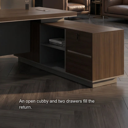Leeds · Modern Executive L-Shaped Desk
