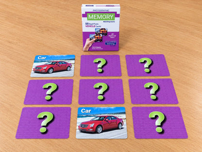 Vehicles Memory Game