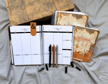 2027 Metal Flake Weekly Planner