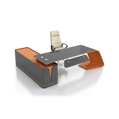 Euler · Modern L-Shaped Executive Desk